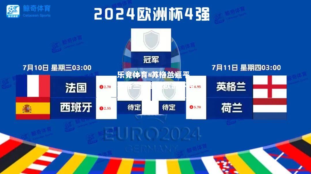 乐竟体育-苏格兰逼平英格兰，晋级欧洲杯强