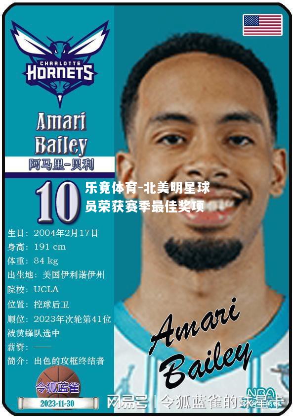 乐竟体育-北美明星球员荣获赛季最佳奖项